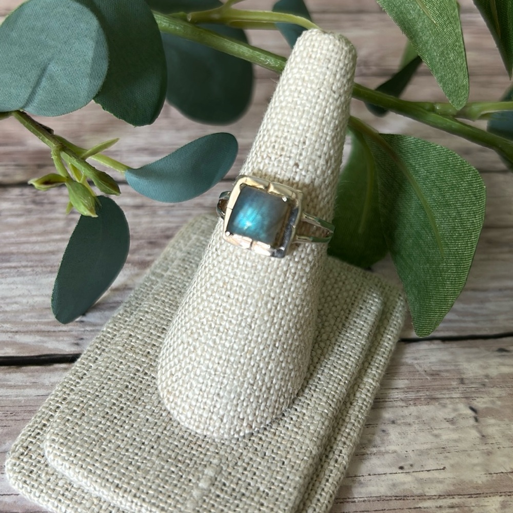 NWOT Sundance Sterling Silver Labradorite Ring (Size: 9.25) - Picture 3 of 15